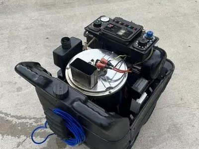 Edge Panther pressure washer after cost-effective service and repair, cleaned, serviced, and running reliably.